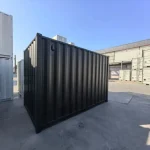 Rhino-Cross-Containers 12ft Black Storage Container