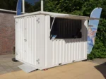 3×2 Folding Bar Container – White RAL 9016 - Image 2