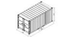 15ft Compact Shipping Container - Image 4