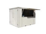 3×2 Folding Bar Container – White RAL 9016