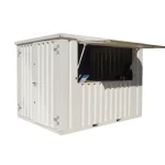 3×2 Folding Bar Container – White RAL 9016