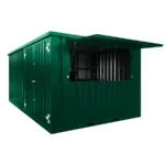 4x4 XL Folding Bar Container, Green RAL 6005