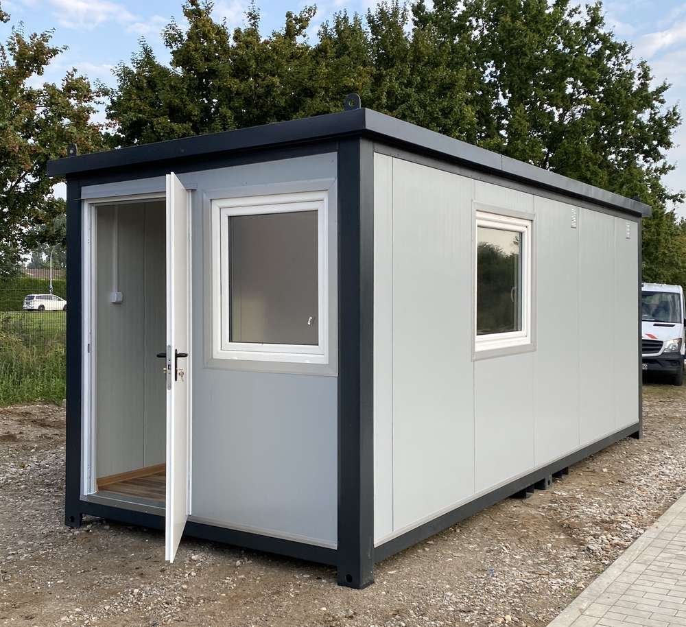 Conteneur-bureau-600-x-240m-avec-WC-douche-et-cuisinette.jpg Fully Equipped Modular Living Container – 6000 × 2400 × 2620mm - Image 1