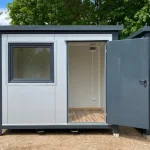 Modular Office Container – 3m × 2m with 2 Windows