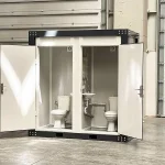 Double Toilet Container – 2400 x 1200mm