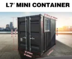 Rhino-Cross-Containers 7ft Black Storage Container - Image 9