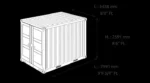 10ft Shipping Container – Side Opening Version - Image 5