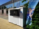Folding Bar Container – 3x2m XL Edition – RAL 9016 White - Image 3